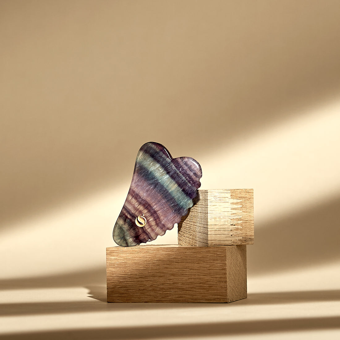 Glow Gua Sha Rainbow Fluorite