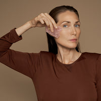 Sculpt Gua Sha Rose Quartz® (Zero Waste Edition)