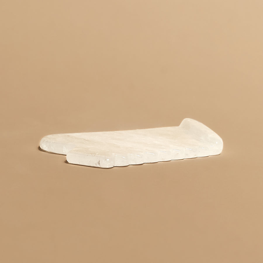 Sculpt Gua Sha Clear Qartz® (Zero Waste Edition)