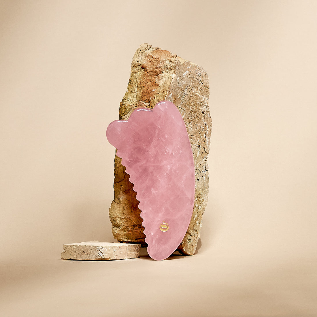 Shape body gua sha Rose Quartz